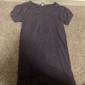 dark purple athleta tight top